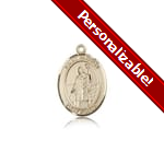 PERSONALIZE: 14kt Gold St. Patrick Medal