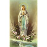 Nuestra Se&ntilde;ora de Lourdes 2 - Estampas Religiosas Personalizadas