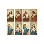 Sagrado Coraz&oacute;n de Jes&uacute;s, Coraz&oacute;n Inmaculado de Mar&iacute;a - Estampas Religiosas Personalizadas