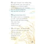 Footprints Poem Printable