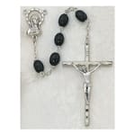 6X8MM Black Wood Rosary
