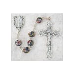 8MM Dark Blue Cloisonne Rosary