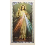 La Coronilla de la Divina Misericordia - tarjeta laminada