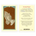 Praying Hands and Serenity Prayer - Prayer Card