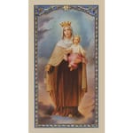 Novena to Our Lady of Mount Carmel - Prayer Card