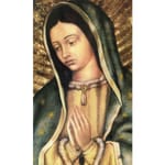 Our Lady of Guadalupe Bust Personalized Prayer Card (Priced Per Card)