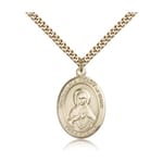 Gold Filled Immaculate Heart of Mary Pendant w/ chain