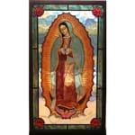 Vidriera Decorativa de Nuestra Se&ntilde;ora de Guadalupe - de Pared