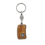 Hail Mary Key Chain with Olivewood