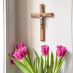 Olive Wood Plain Crucifix