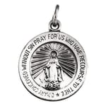 Round Miraculous Medal -14KT-18MM
