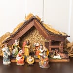 Merry Christmas / Heaven Framed Poem, Champagne Finish