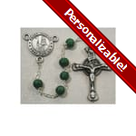 6MM Pewter St. Patrick Rosary
