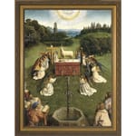 Altar of the Lamb w/ Gold Frame 