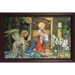 Annunciation of St. Gabriel w/ Cherry Frame 