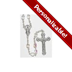 Birthstone Rosary - April