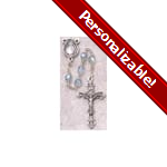 PERSONALIZE: Birthstone Rosary - March
