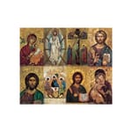 Byzantine Icons Personalized Prayer Card (Priced Per Card)