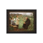 Catechism Lesson w/ Dark Ornate Frame