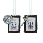 Children's Scapular with White Strings 