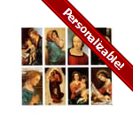 Classic Madonnas Personalized Prayer Card (Priced Per Card)