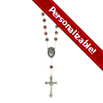 Dark Amethyst Auto Rosary