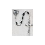 Deluxe Black Glass Rosary