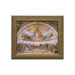 Disputation of the Holy Eucharist w/ Gold Frame