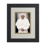 Formal Pope Benedict (Matted w/ Black Frame) 8x10