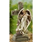 Garden Angel with Cross