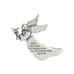 God Is Never More Than A Prayer Away Angel Visor Clip 