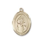 Gold Filled Blessed Caroline Gerhardinger Pendant w/ Chain