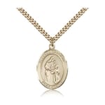 Gold Filled Blessed Caroline Gerhardinger Pendant w/ chain