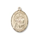 Gold Filled Holy Family Pendant w/ Chain