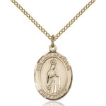 Gold Filled Our Lady of Fatima Pendant w/ Chain