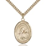 Gold Filled Our Lady of Good Counsel Pendant w/ chain