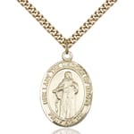Gold Filled Our Lady Of Knots Pendant w/ chain