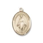 Gold Filled Our Lady of Lebanon Pendant w/ Chain