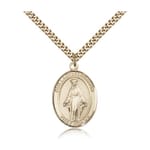 Gold Filled Our Lady of Lebanon Pendant w/ chain