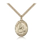 Gold Filled Our Lady of Loretto Pendant w/ chain