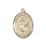 Gold Filled Our Lady of Mercy Pendant w/ Chain