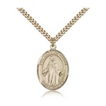 Gold Filled Our Lady of Peace Pendant w/ chain