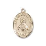 Gold Filled Our Lady of San Juan Pendant w/ Chain