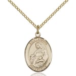 Gold Filled St. Agnes of Rome Pendant w/ Chain