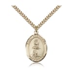 Gold Filled St. Anastasia Pendant w/ chain