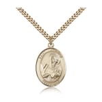 Gold Filled St. Andrew the Apostle Pendant w/ chain