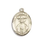 Gold Filled St. Andrew Kim Taegon Pendant w/ Chain