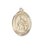 Gold Filled St. Angela Merici Pendant w/ Chain