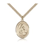 Gold Filled St. Ann Pendant w/ chain
