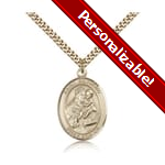 Gold Filled St. Anthony of Padua Pendant w/ chain